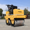 Hand vibrating roller compactor for soil and asphalt compaction